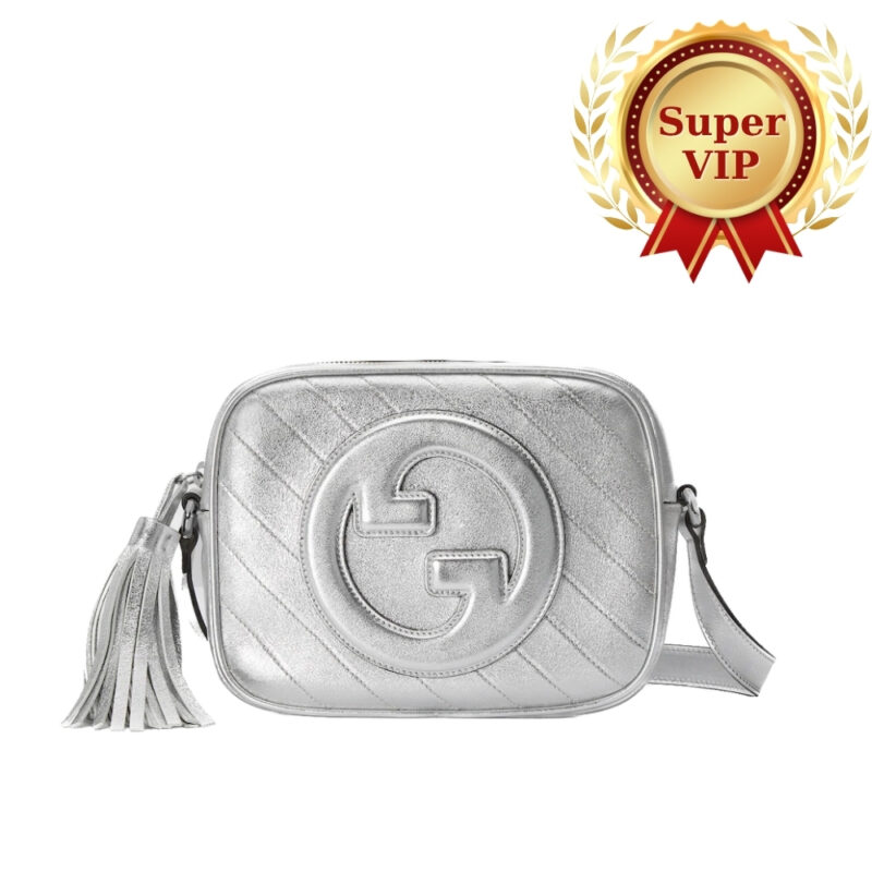 [Super Vip 1:1] Gucci Blondie Small Shoulder Bag Silver 21Cm 742360 Aacbo 8106