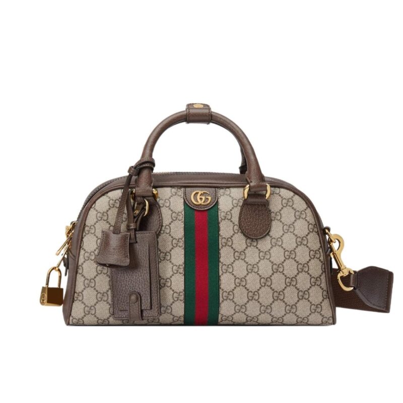 Gucci Ophidia Medium Gg Top Handle Bag Brown 32Cm 724575 9C2Sg 8746