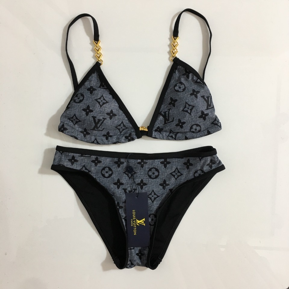 Louis Vuitton Bikini Monogram Black And Gray - Image 3