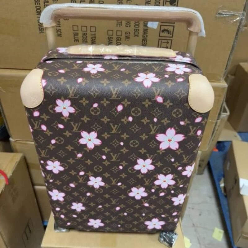 Alternative view of Louis Vuitton X Takashi Murakami  Horizon 55 Sakura Brown 55Cm M13788