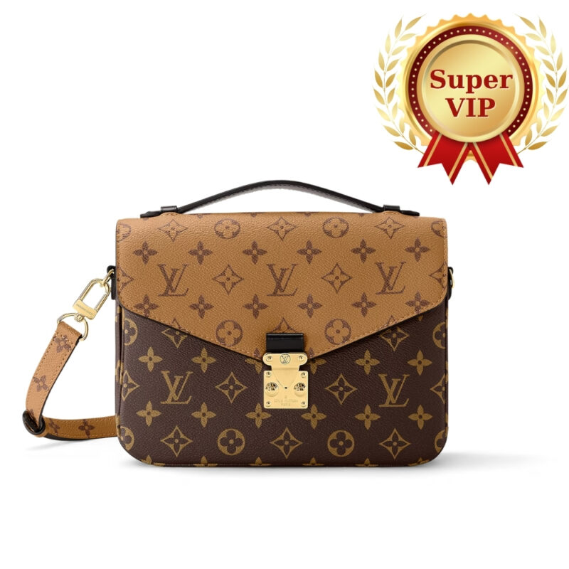 [Super Vip 1:1] Louis Vuitton Pochette Métis Monogram Reverse Canvas 25Cm M44876