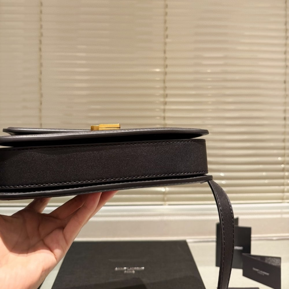 Saint Laurent Solferino Medium Satchel In Box Leather Lining Black 23Cm 6343050Sx0W1000 - Image 7