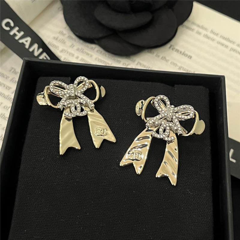 Alternative view of Chanel Stud Earrings With Gold Abg598 B22434 U4561