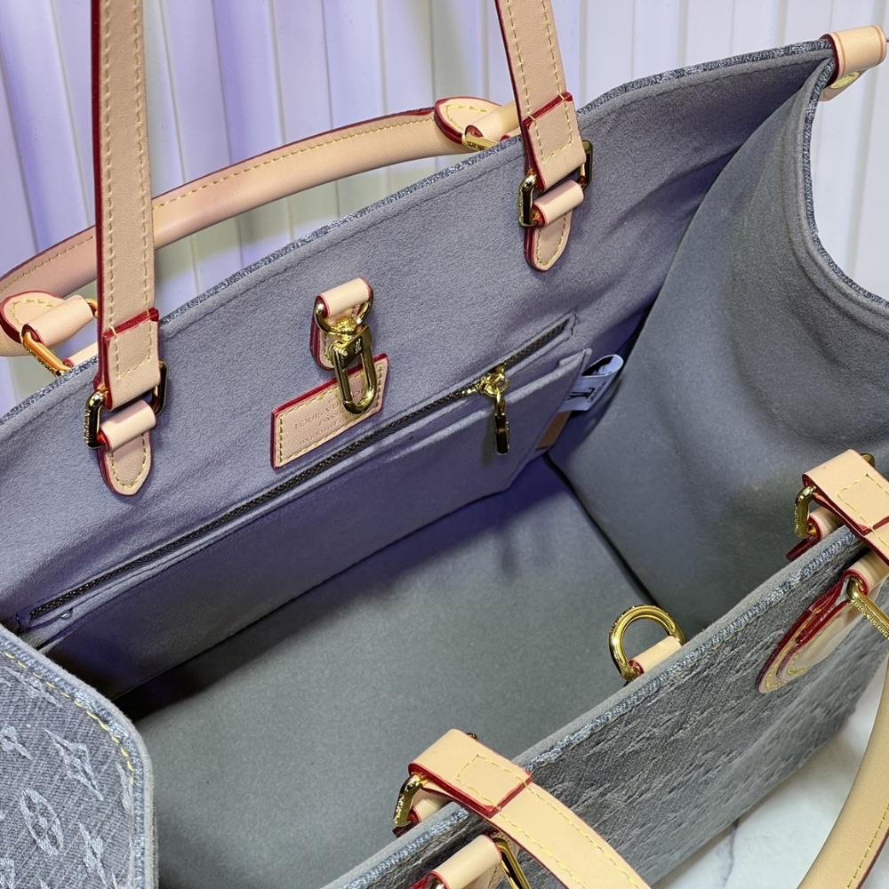 Louis Vuitton Onthego MM Washed Gray 35Cm M13189 - Image 5