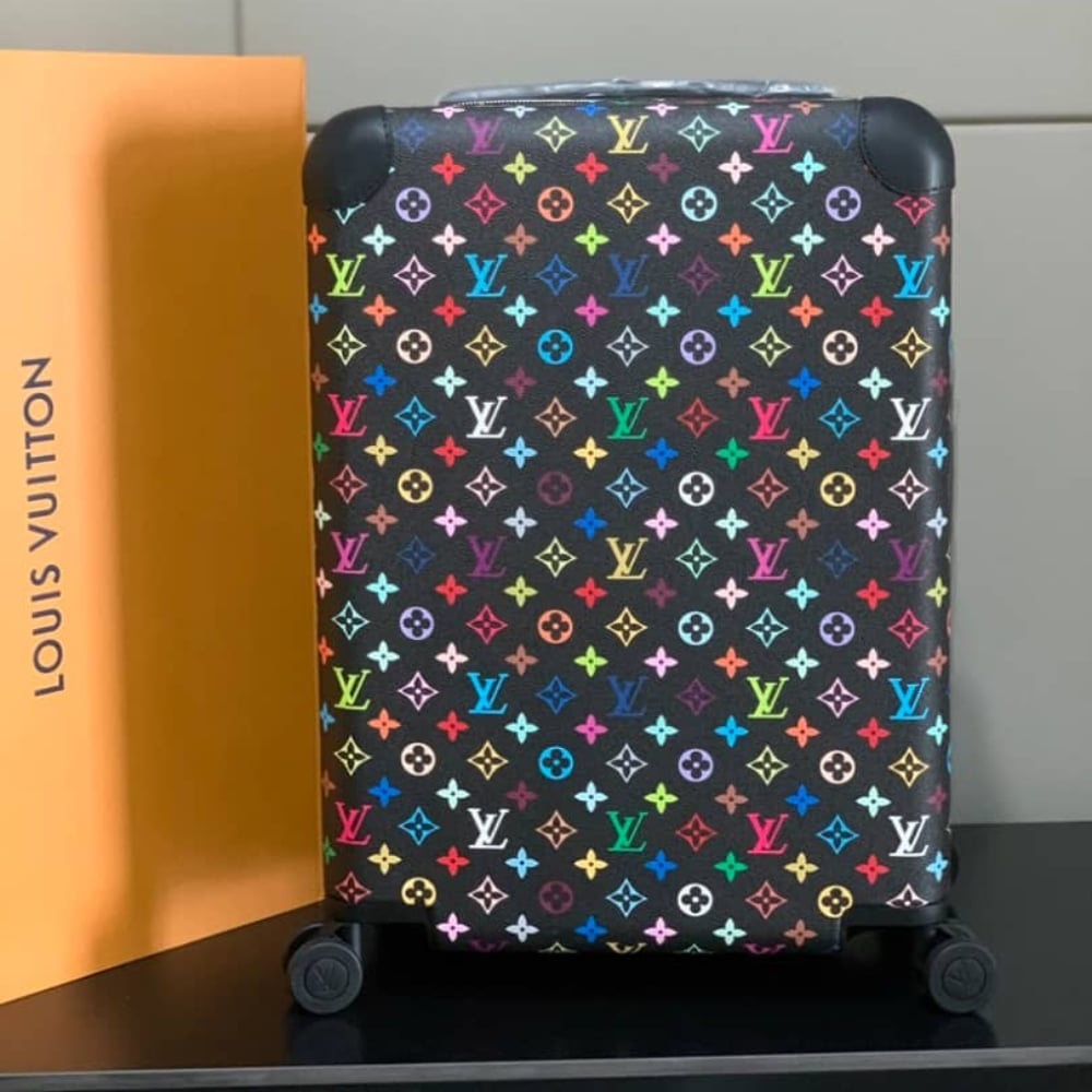 Louis Vuitton X Takashi Murakami Horizon 55 Multicolor Black 55Cm M13787 - Image 2
