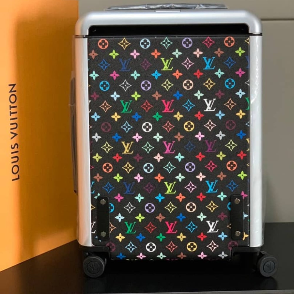 Louis Vuitton X Takashi Murakami Horizon 55 Multicolor Black 55Cm M13787 - Image 3