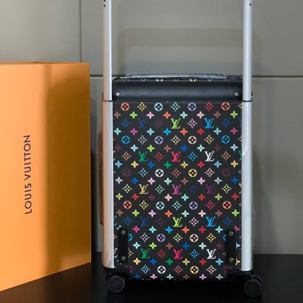 Louis Vuitton X Takashi Murakami Horizon 55 Multicolor Black 55Cm M13787 - Image 7