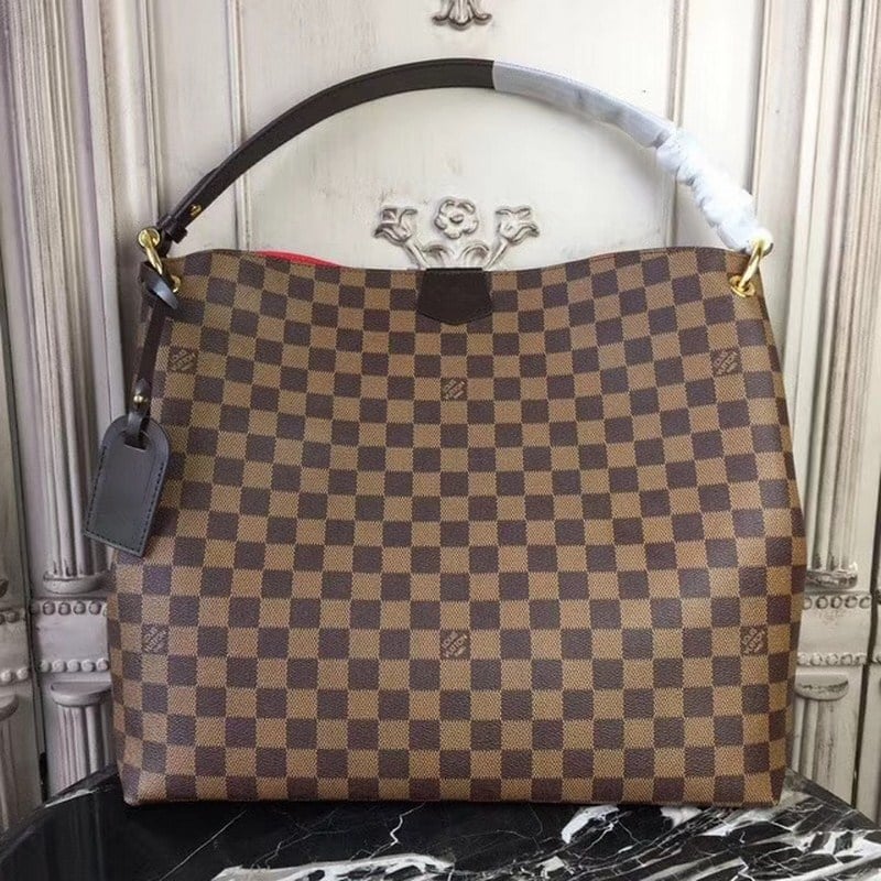 Alternative view of Louis Vuitton Graceful MM Damier Ebene Brown 41Cm N44045