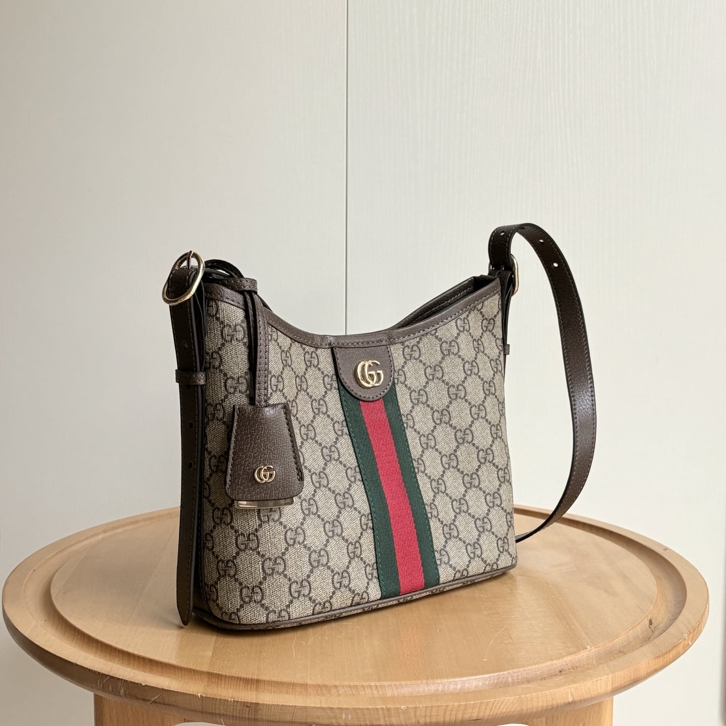 Gucci Ophidia Small Shoulder Bag Beige And Dark Brown 23Cm 836872 Fae0K 9853 - Image 3