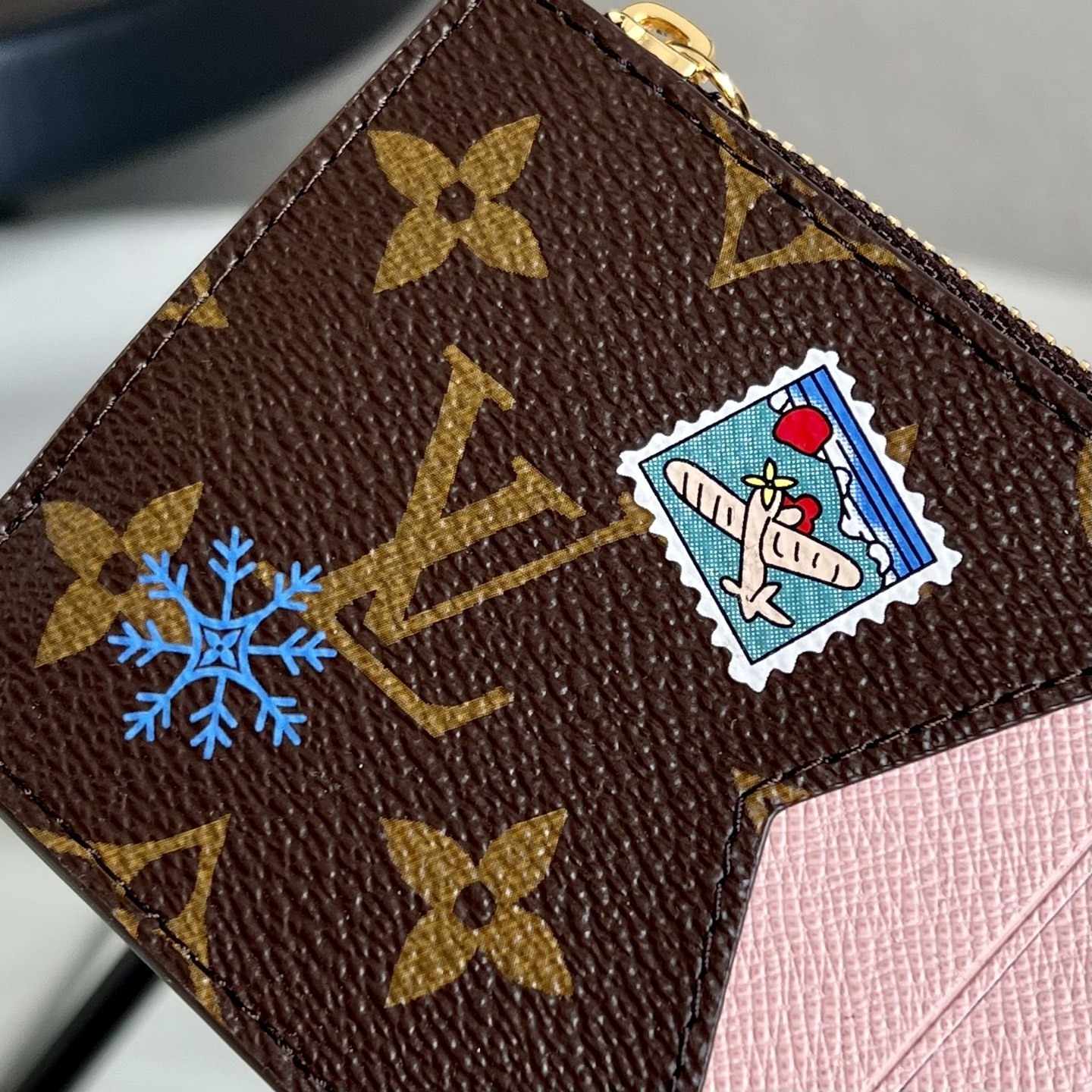 Louis Vuitton Romy Card Holder Monogram Snowy Pearl 12Cm M15333 - Image 9
