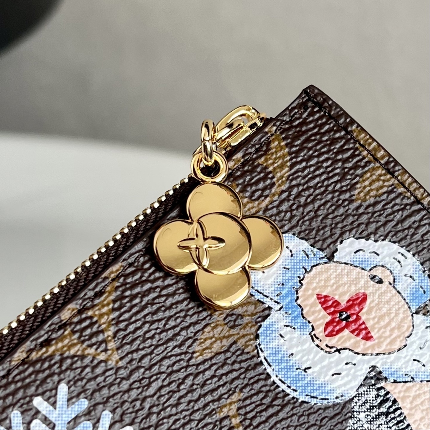 Louis Vuitton Romy Card Holder Monogram Snowy Pearl 12Cm M15333 - Image 6