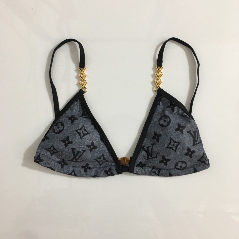 Louis Vuitton Bikini Monogram Black And Gray - Image 4