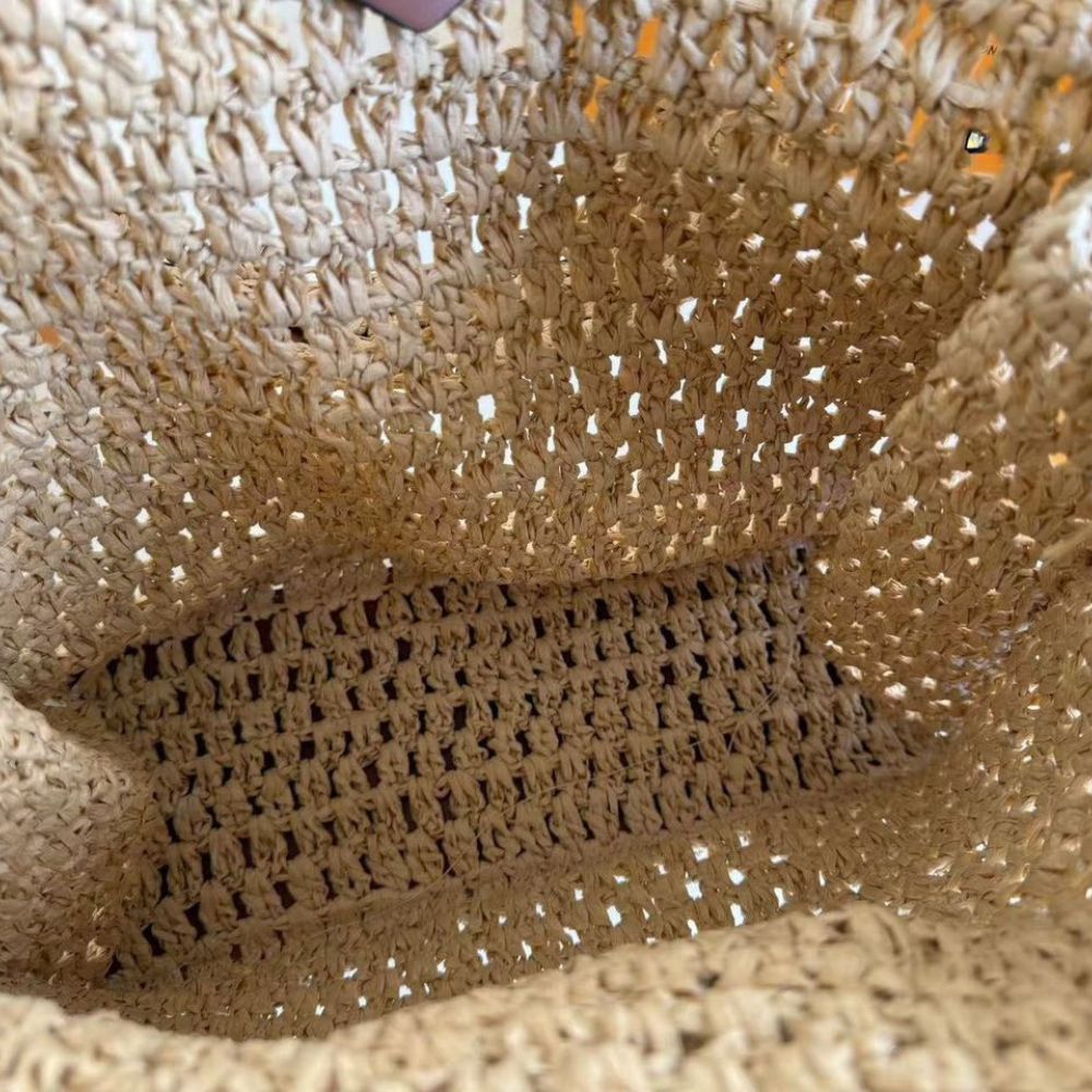 Louis Vuitton Onthego MM Natural Raffia Tan 37Cm M24723 - Image 6