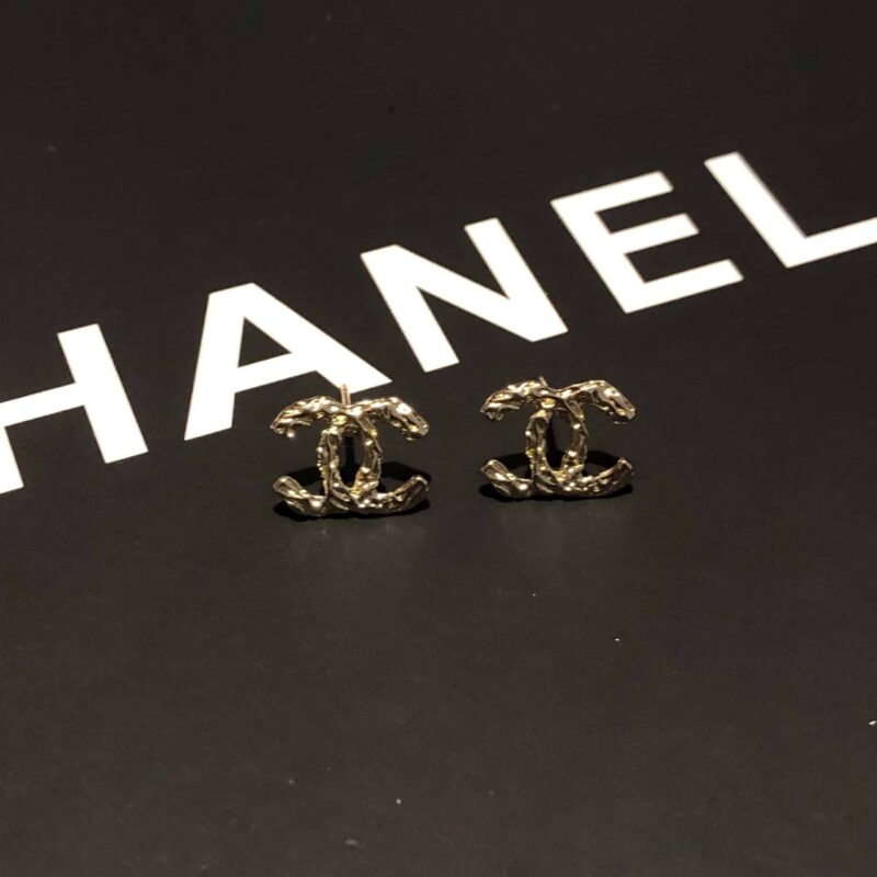 Alternative view of Chanel Cc Earrings Gold