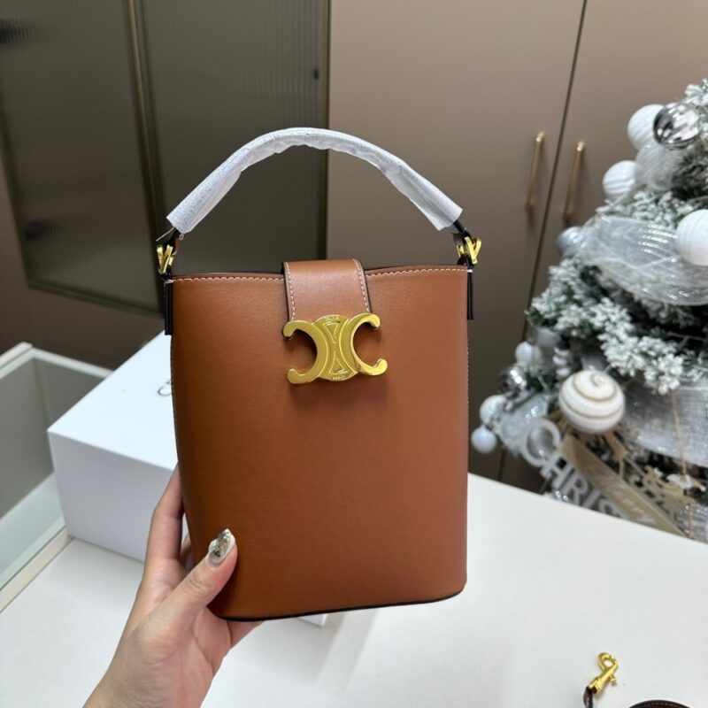 Alternative view of Celine Small Louise Bag In Smooth Tan 15Cm 119173Fx9 04Lu