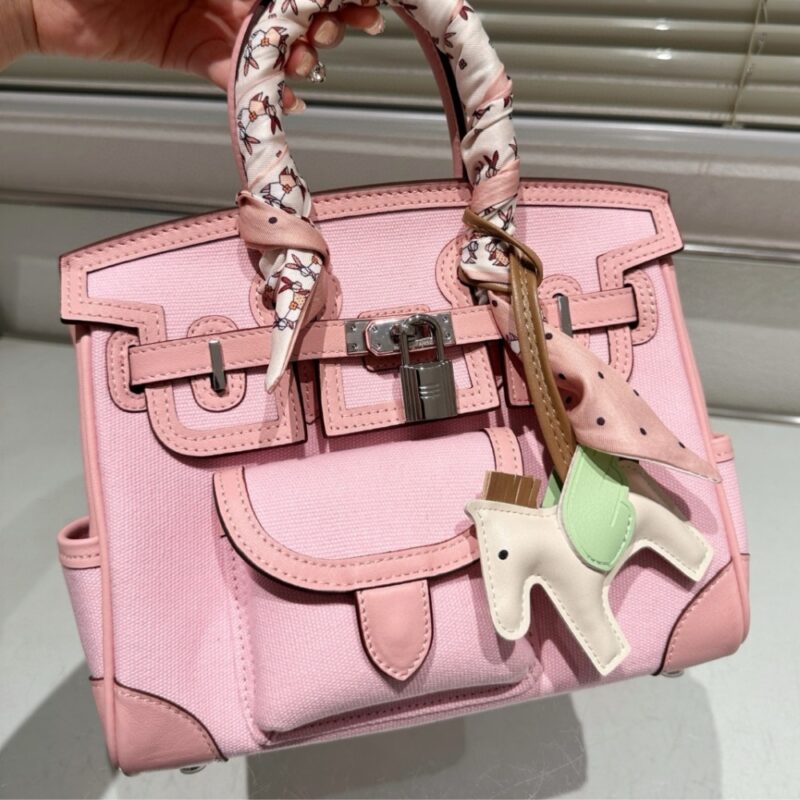 Alternative view of Hermès Birkin 25 Cargo Travel Bag Pink 25Cm