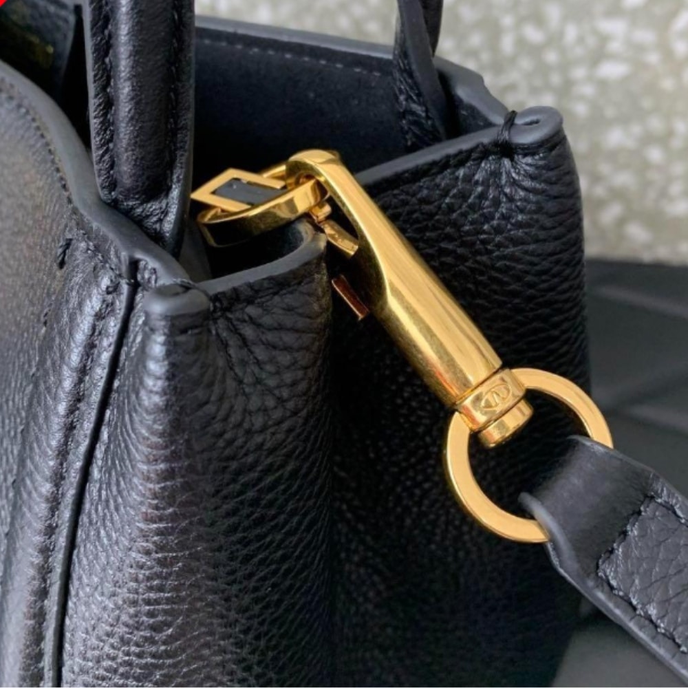 Valentino Garavani Alltime Handbag In Black 26Cm 5W2B0Q18Imz 0No - Image 3