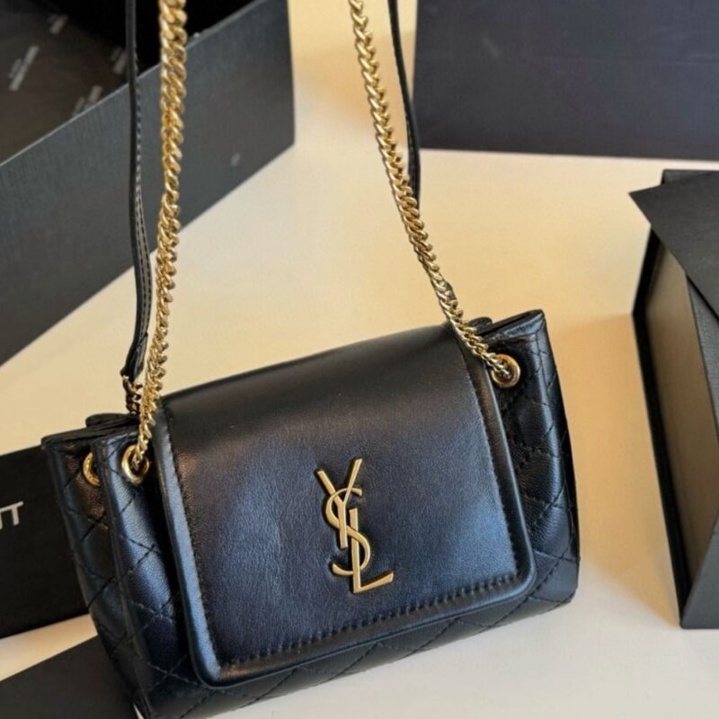 Alternative view of Saint Laurent Mini Nolita In Black 18Cm 6727381El071000