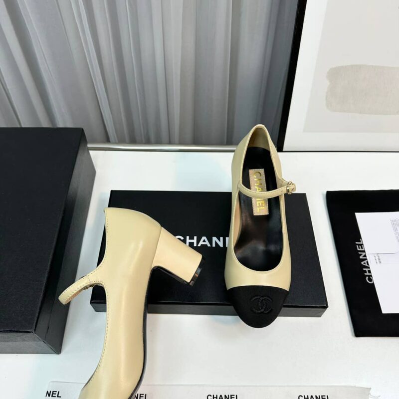 Alternative view of Chanel Mary Janes Beige G45118
