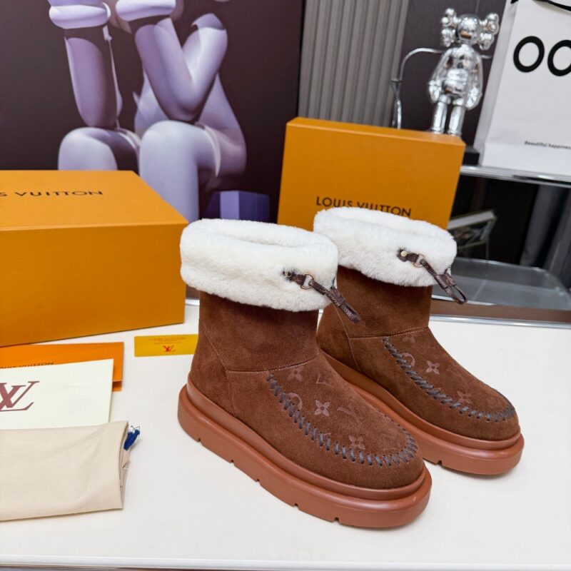 Alternative view of Louis Vuitton Cortina Ankle Boot Brown 1Aiufj