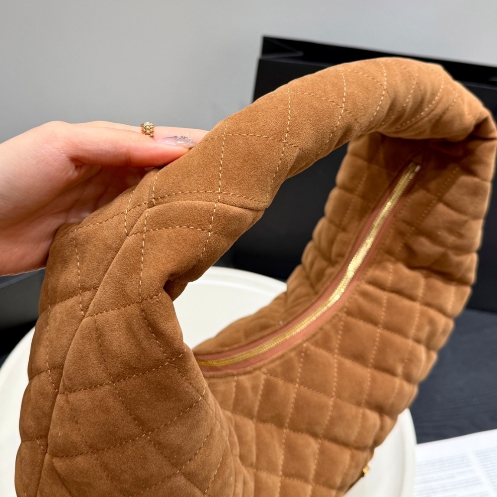 Saint Laurent Icare Hobo In Quilted Caramel Cognac 42Cm 858160AAF9P2916 - Image 7