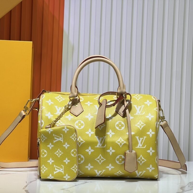Alternative view of Louis Vuitton Speedy P9 Bandoulière 30 Yellow 30Cm M24426