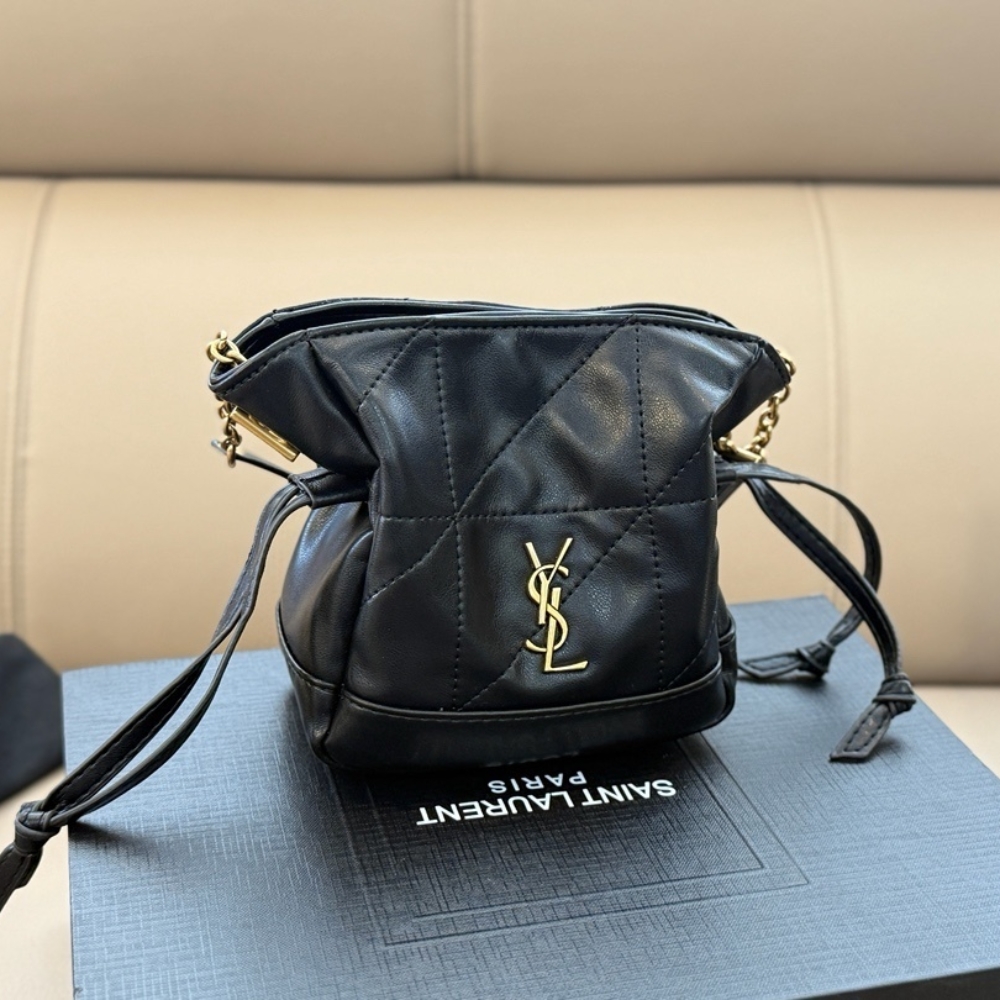 Saint Laurent Jamie Mini Shoulder Pouch Black 14Cm 859174AAB321000 - Image 2