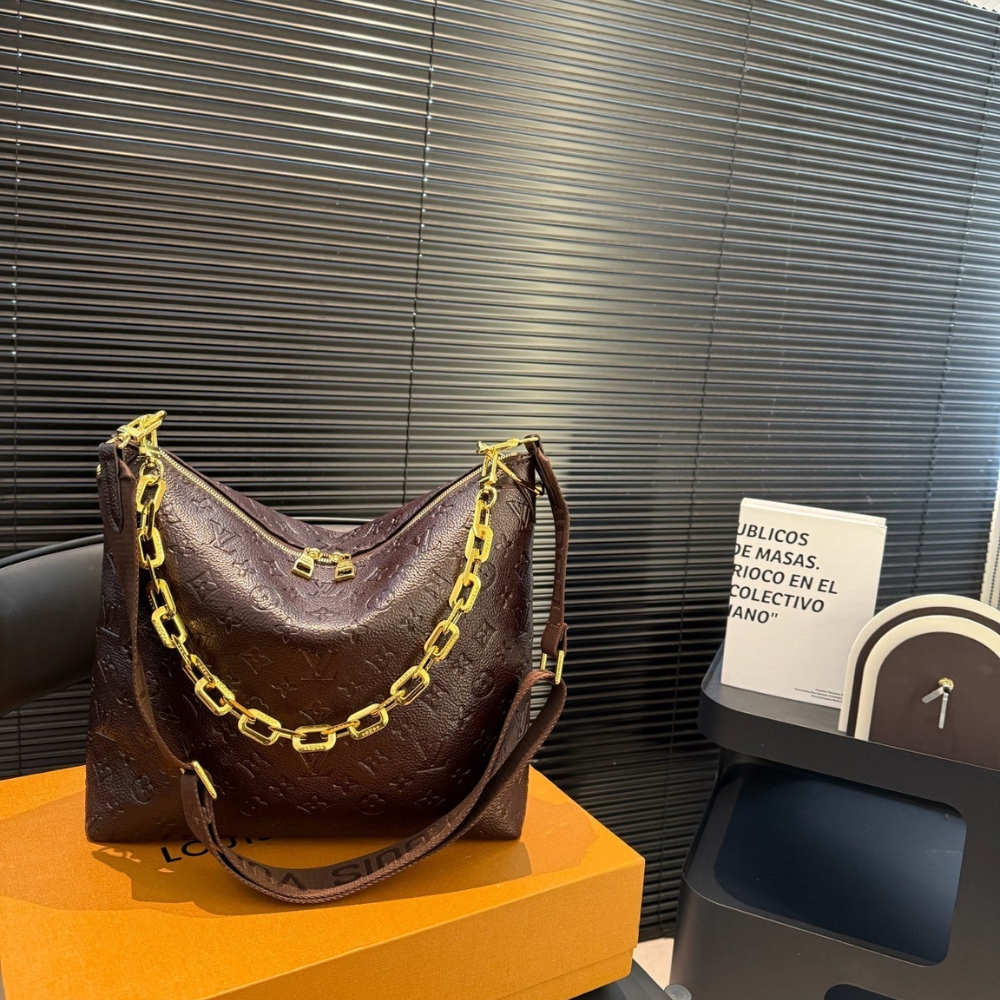 Louis Vuitton Coussin Hobo MM Chocolat 30Cm M12072 - Image 2