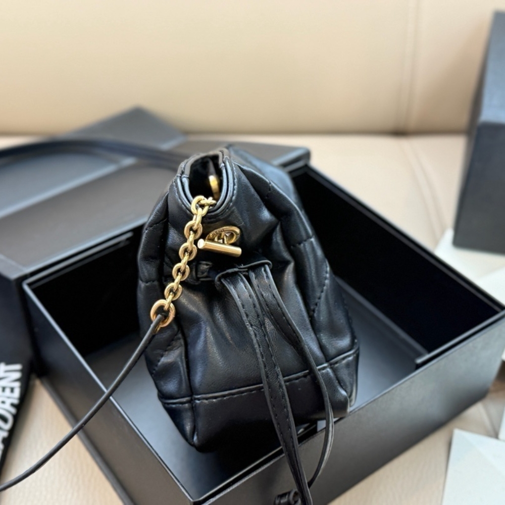 Saint Laurent Jamie Mini Shoulder Pouch Black 14Cm 859174AAB321000 - Image 5