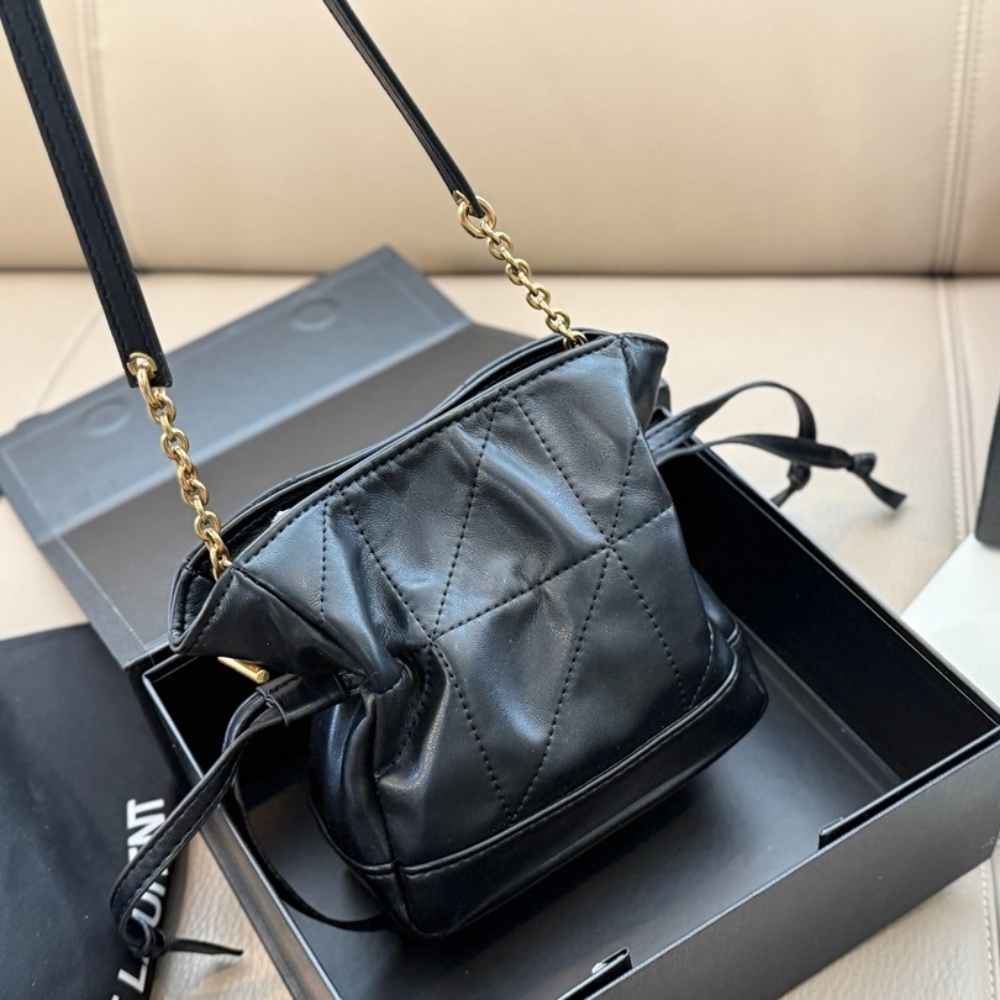 Saint Laurent Jamie Mini Shoulder Pouch Black 14Cm 859174AAB321000 - Image 7