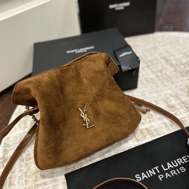 Alternative view of Saint Laurent Jamie Shoulder Pouch In Caramel Cognac 26Cm 8627121U8P72916