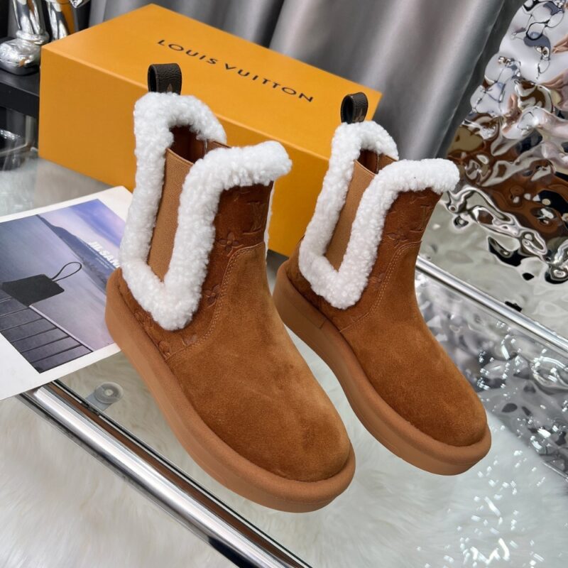 Alternative view of Louis Vuitton Aspen Chelsea Ankle Boots Brown 1Adc7R