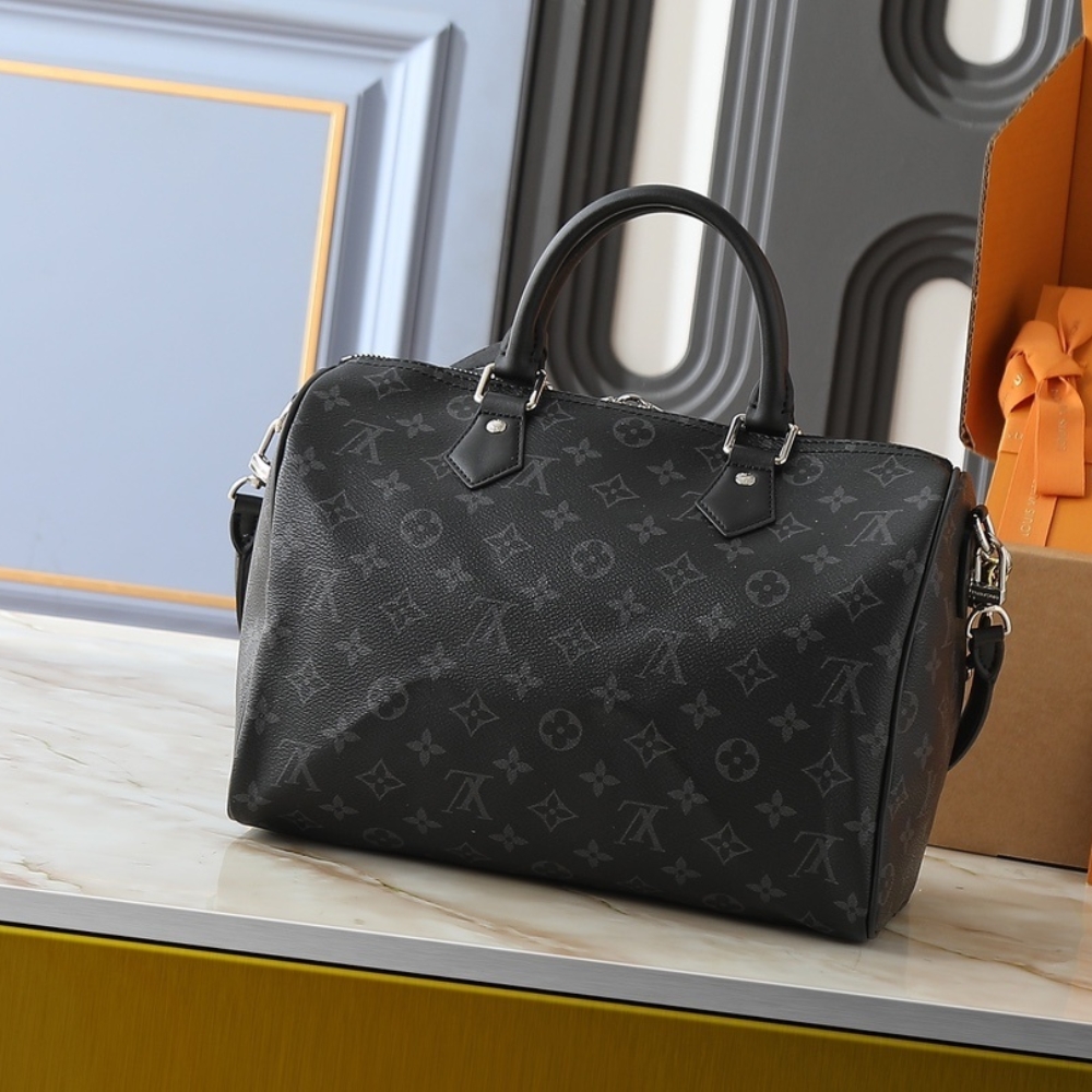 Louis Vuitton Speedy Soft 30 Monogram Black 30Cm M15102 - Image 4