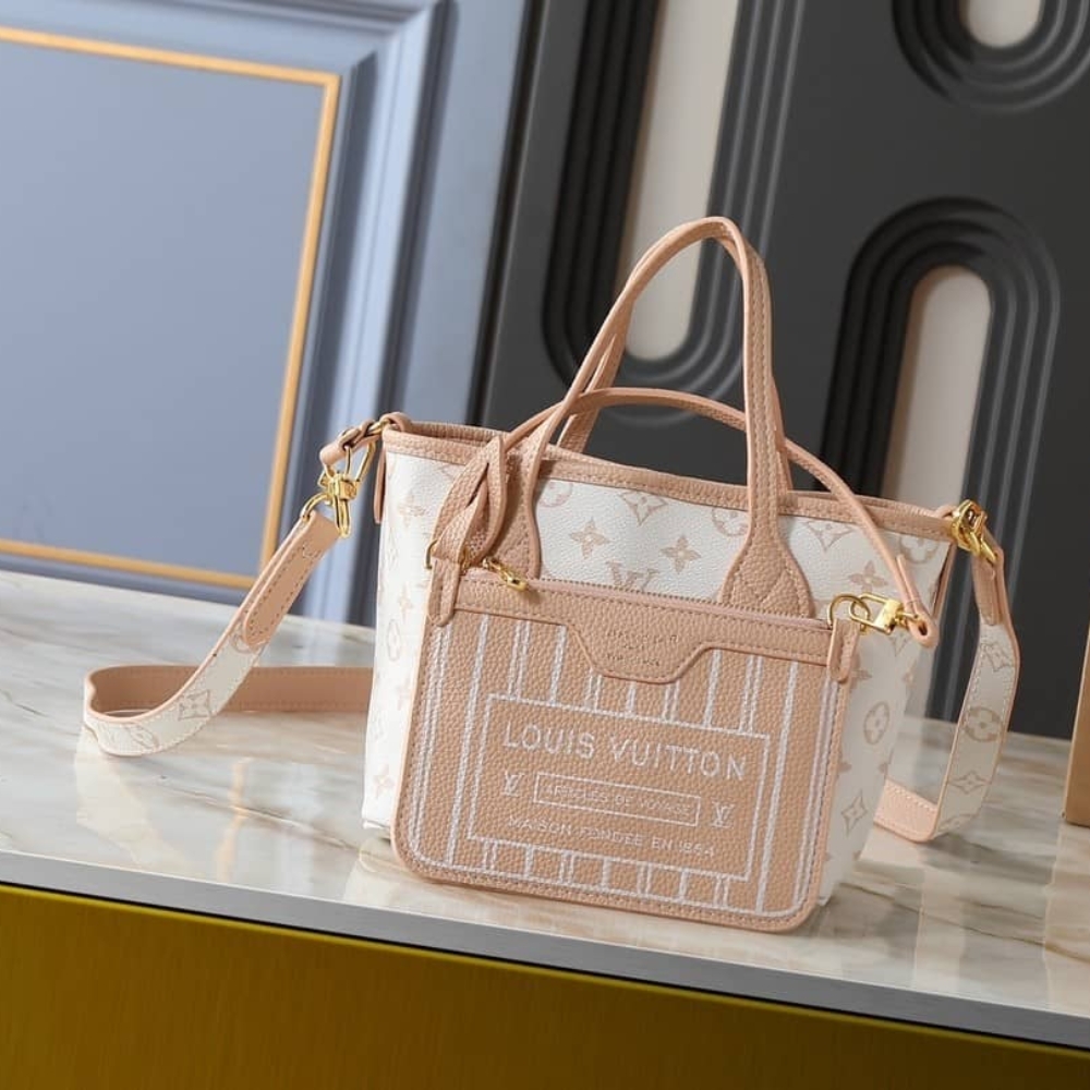 Louis Vuitton Neverfull Bandoulière Inside Out BB Monogram Dune 26Cm - Image 2
