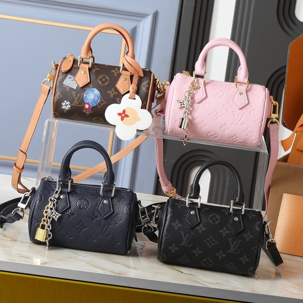 Louis Vuitton Nano Speedy Light Pink 16Cm M27107 - Image 10