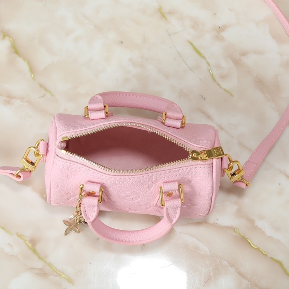 Louis Vuitton Nano Speedy Light Pink 16Cm M27107 - Image 9