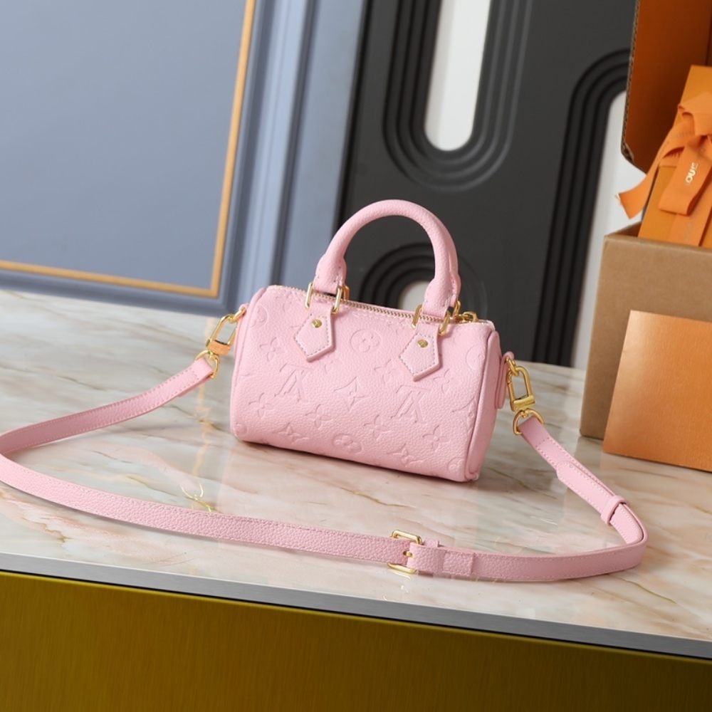 Louis Vuitton Nano Speedy Light Pink 16Cm M27107 - Image 4