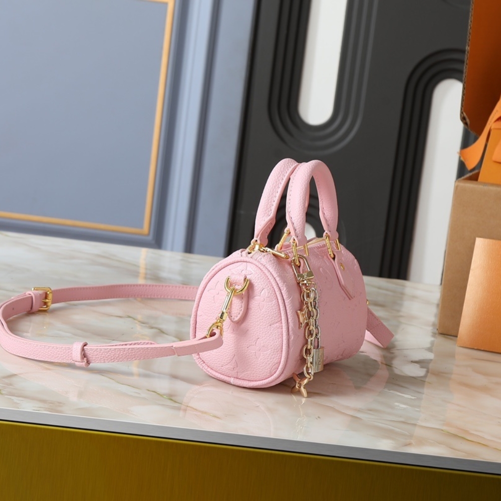 Louis Vuitton Nano Speedy Light Pink 16Cm M27107 - Image 3