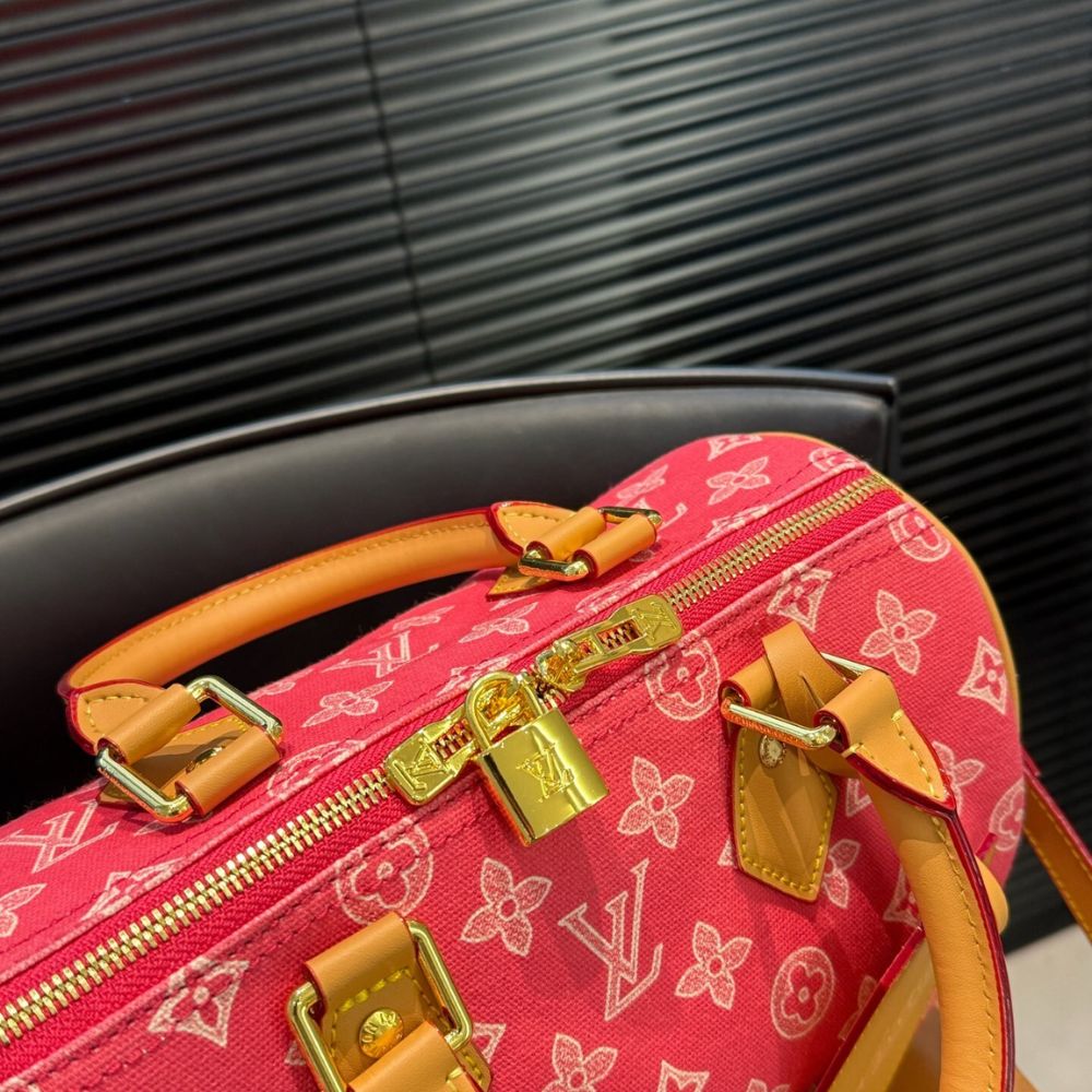 Louis Vuitton Speedy Bandouliére 25 Monogram Origine Rose Ribbon Pink 25Cm M27528 - Image 7
