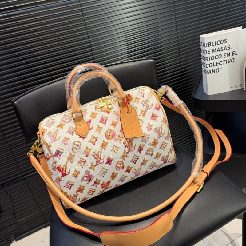 Alternative view of Louis Vuitton Aquarelle Watercolor Speedy 35 White 30Cm