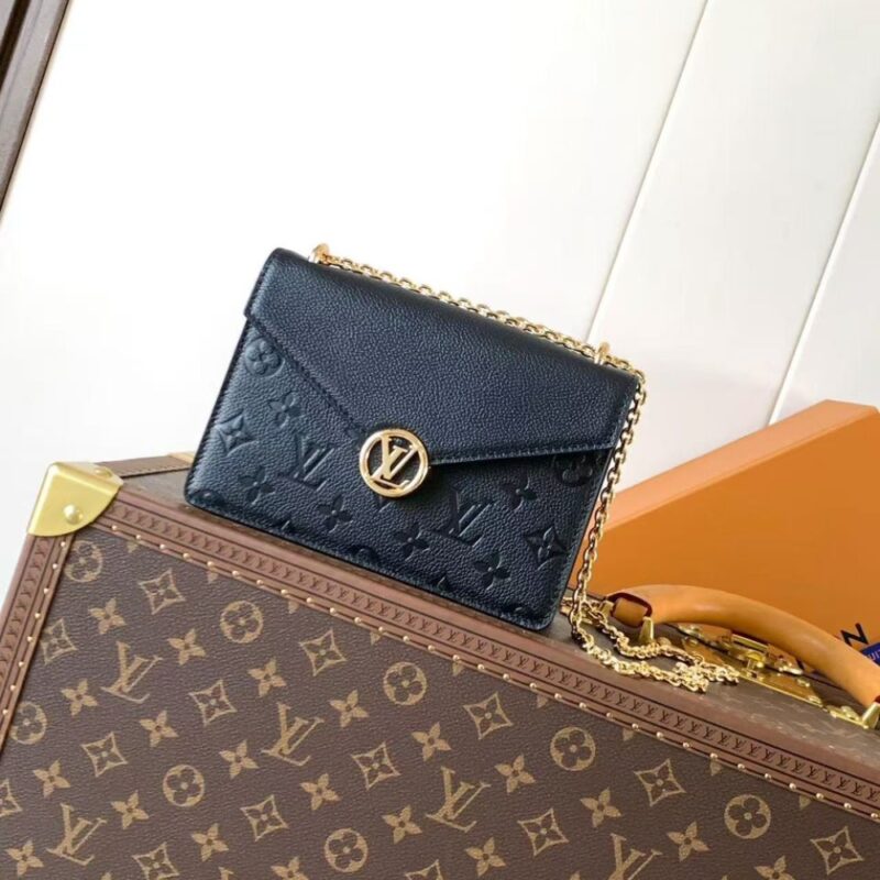 Alternative view of [Super Vip 1:1] Louis Vuitton Wallet On Chain Rosy Black 19Cm M13569