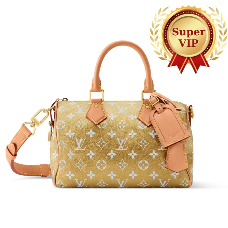 [Super Vip 1:1] Louis Vuitton Speedy P9 Bandoulière 25 Gold Kinsugi 25Cm M26305