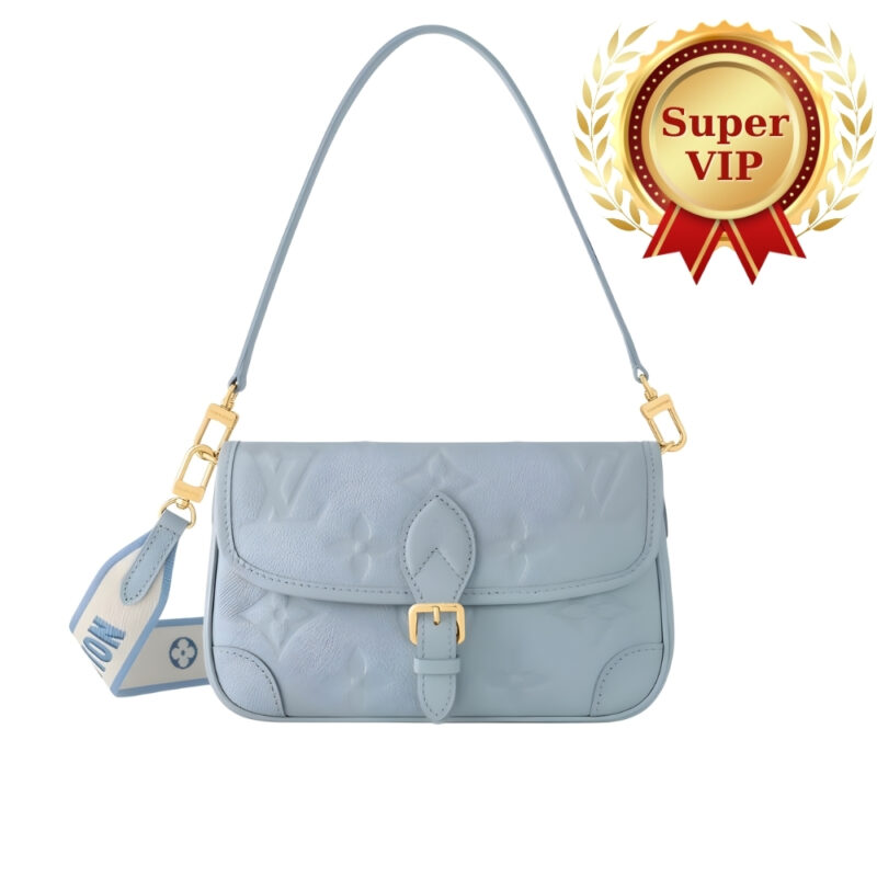 [Super Vip 1:1] Louis Vuitton Diane Bag Blue 24Cm M46846