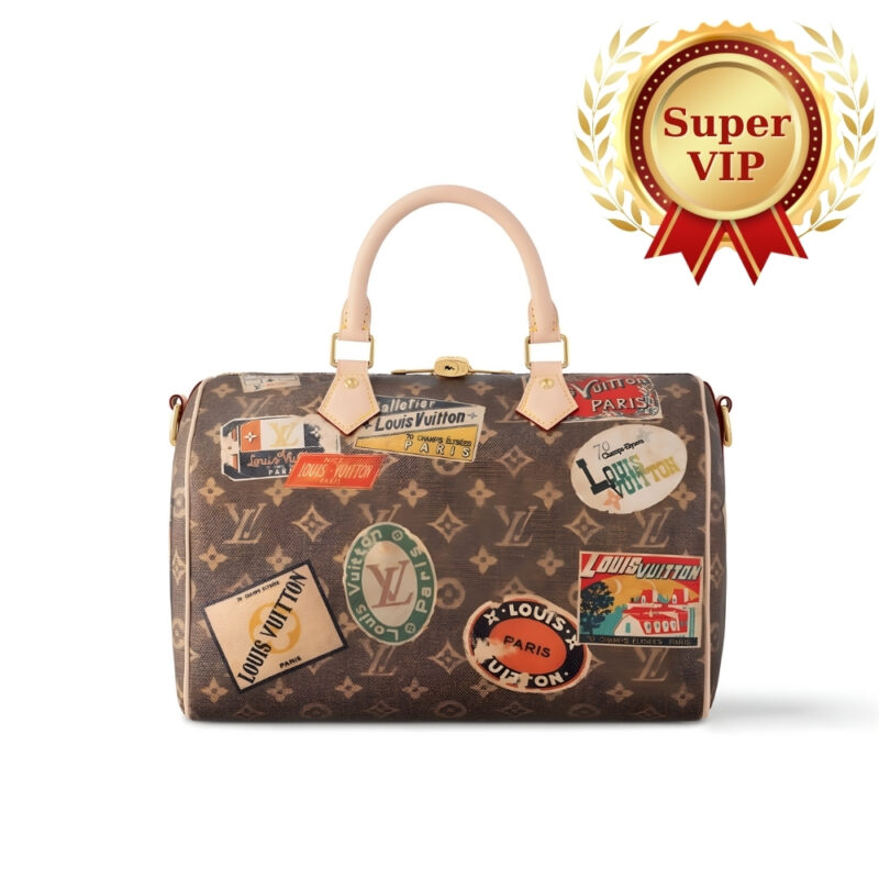 [Super Vip 1:1] Louis Vuitton Speedy Bandoulière 30 Bag Monogram Brown 30Cm M47087