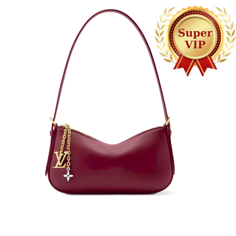 [Super Vip 1:1] Louis Vuitton Pochette Lv Bloom Red 29Cm M25650