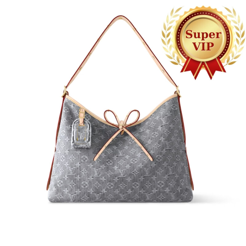[Super Vip 1:1] Louis Vuitton Carryall MM Washed Gray 39Cm M13289