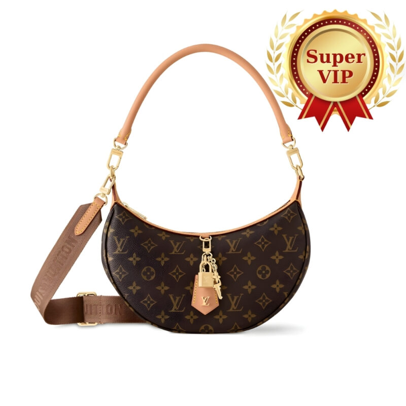 [Super Vip 1:1] Louis Vuitton Looping Bag Monogram Brown 28Cm M12939