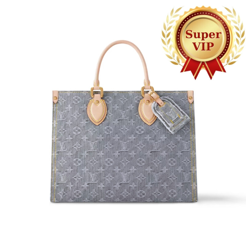 [Super Vip 1:1] Louis Vuitton Onthego MM Washed Gray 35Cm M13189