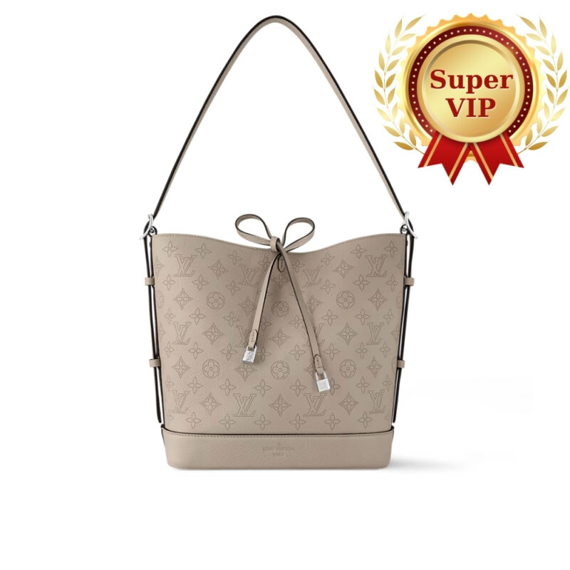 [Super Vip 1:1] Louis Vuitton Flore Bag Galet 28Cm M12140