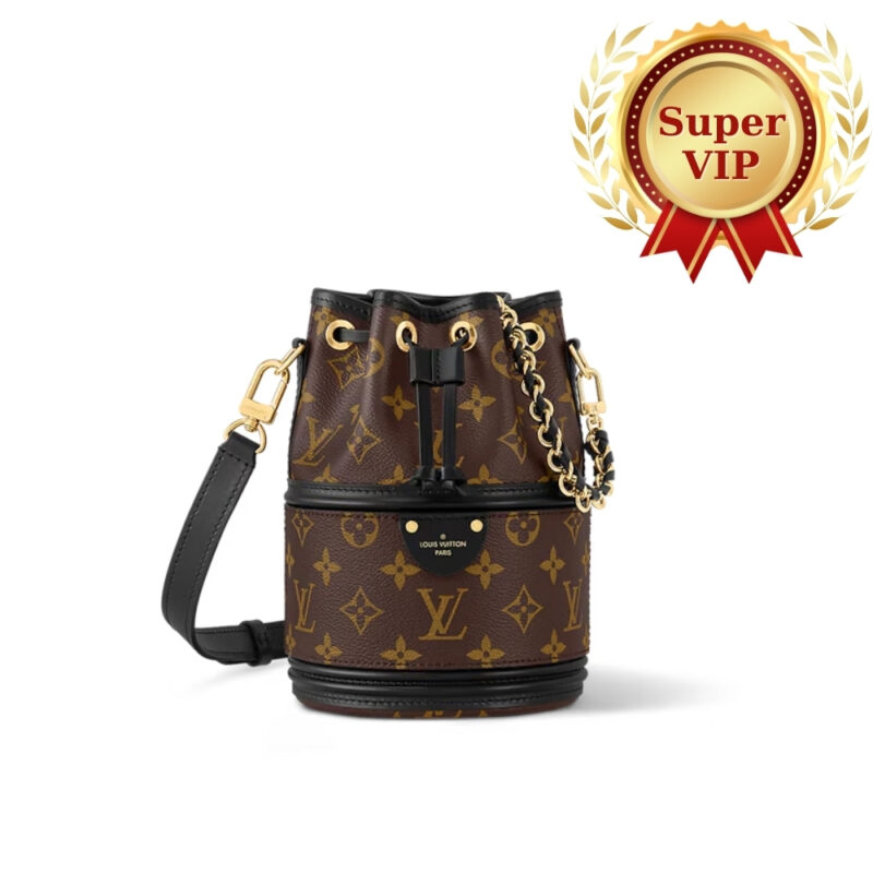 [Super Vip 1:1] Louis Vuitton Canoé Monogram Coated Canvas Brown 14Cm M83480